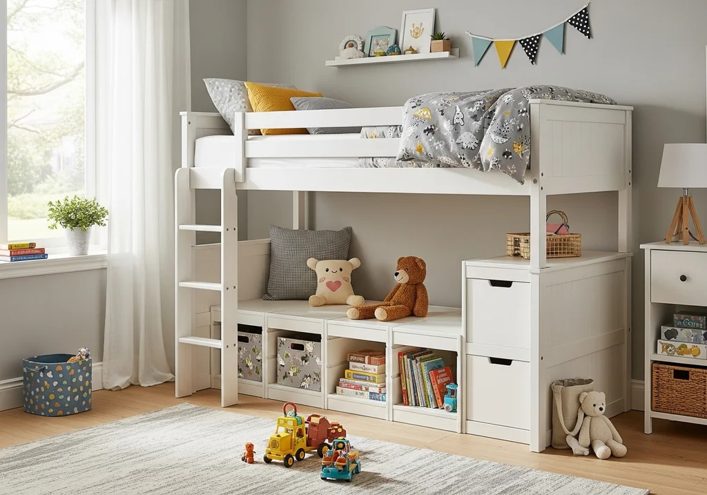 chambre enfant lit loft