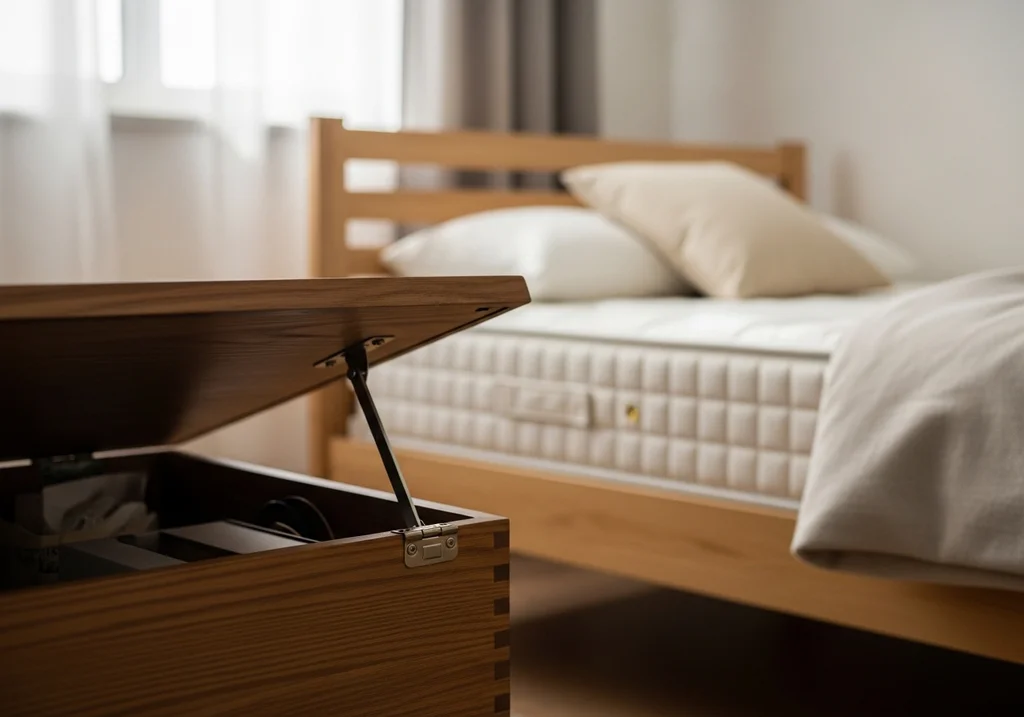 coffre bois chambre