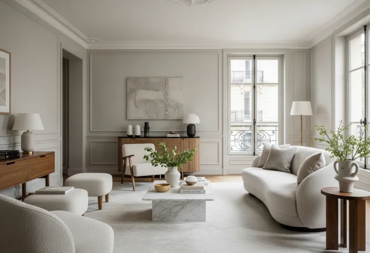salon contemporain parisien